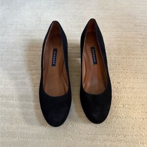 Margaux the Heel in Black suede
